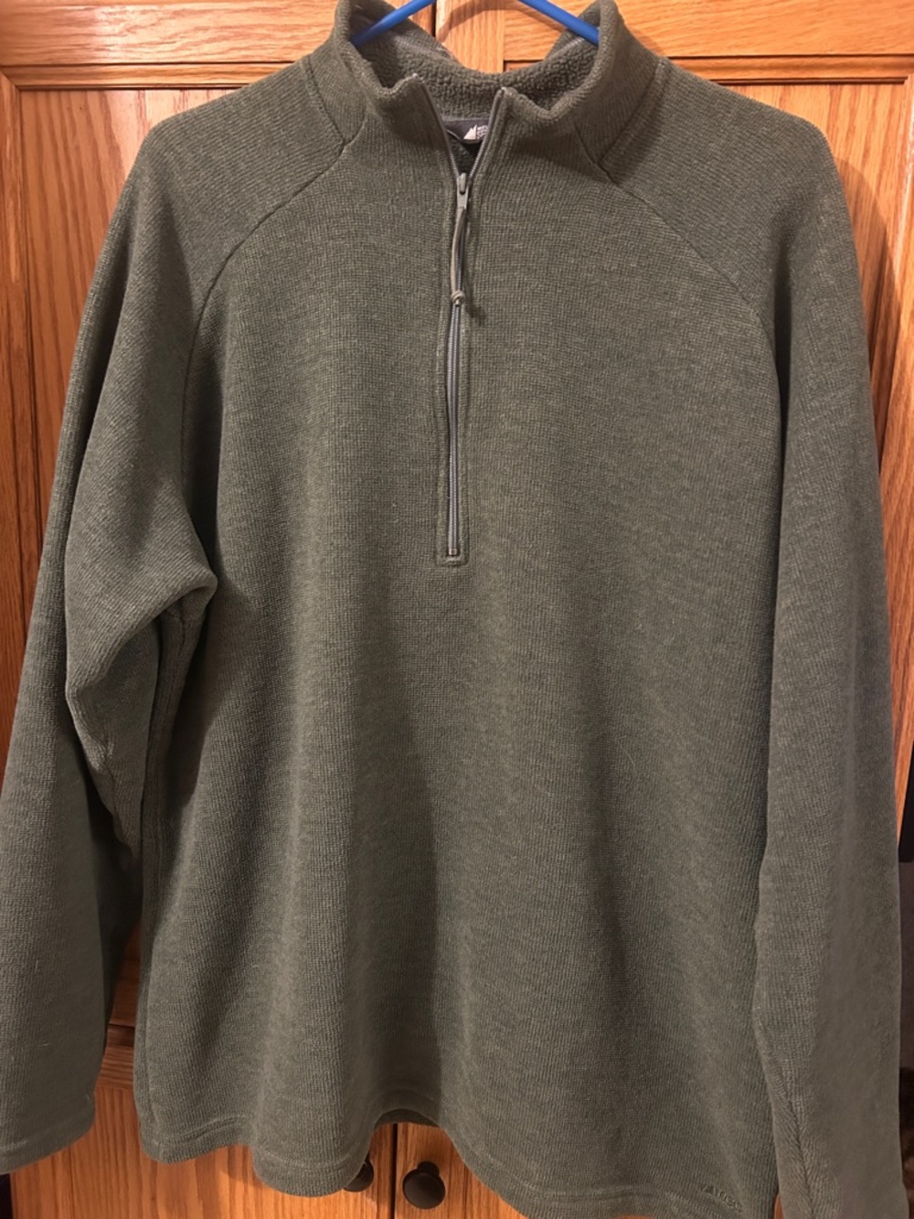 MEC Men's Olive Green Half-Zip Sweater